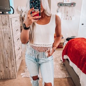 Fringe top